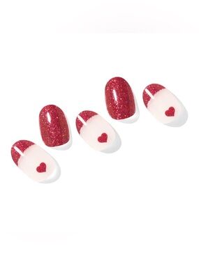 Ohora N Cupid’s Heart Semi-Cured Gel Stickers